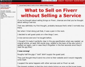 What to Sell on Fiverr