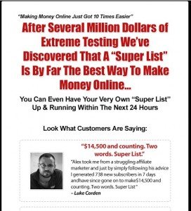 Alex Jeffreys - Super List Method